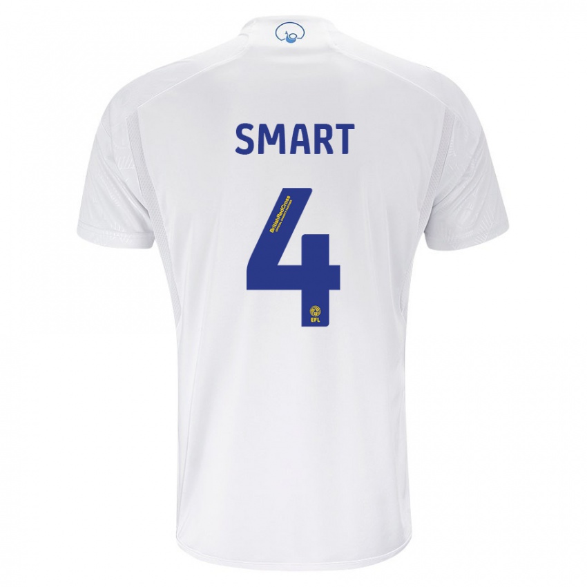 Herren Olivia Smart #4 Weiß Heimtrikot Trikot 2023/24 T-Shirt Belgien