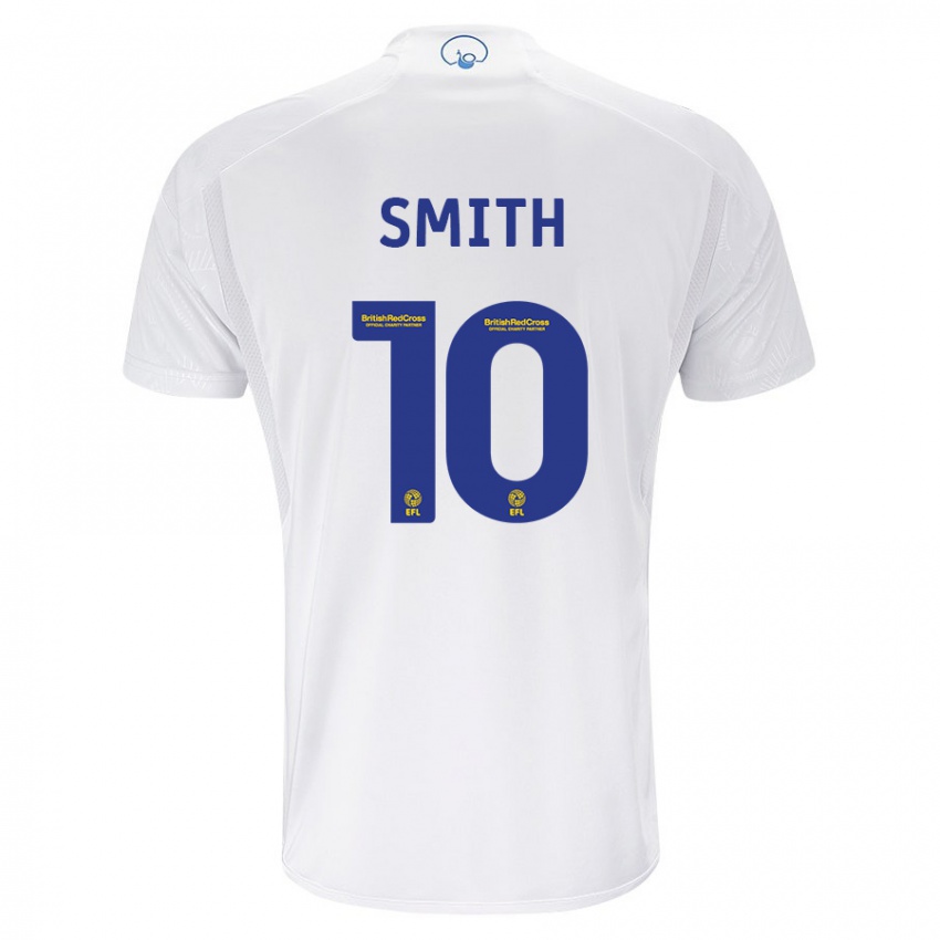 Homme Maillot Kathryn Smith #10 Blanc Tenues Domicile 2023/24 T-Shirt Belgique