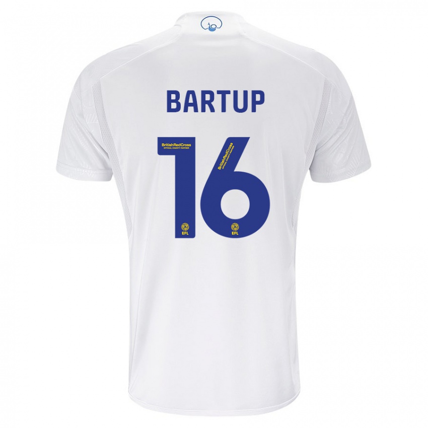 Herren Laura Bartup #16 Weiß Heimtrikot Trikot 2023/24 T-Shirt Belgien