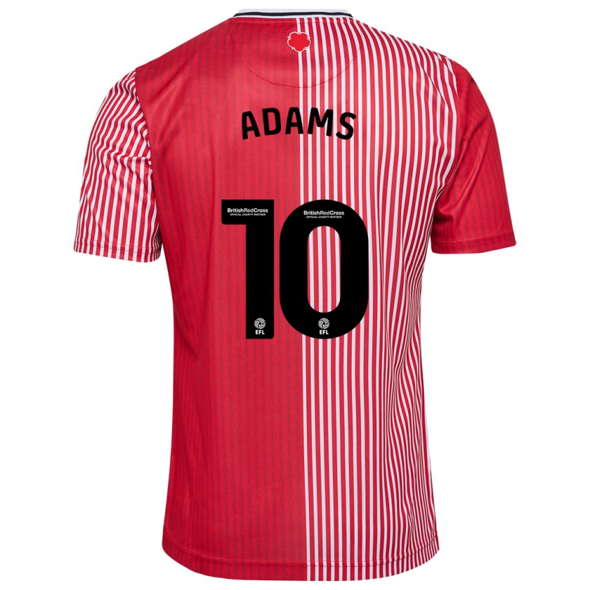 Herren Che Adams #10 Rot Heimtrikot Trikot 2023/24 T-Shirt Belgien