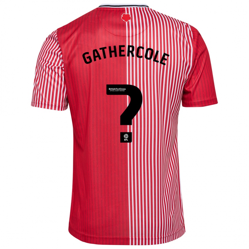 Herren Harry Gathercole #0 Rot Heimtrikot Trikot 2023/24 T-Shirt Belgien