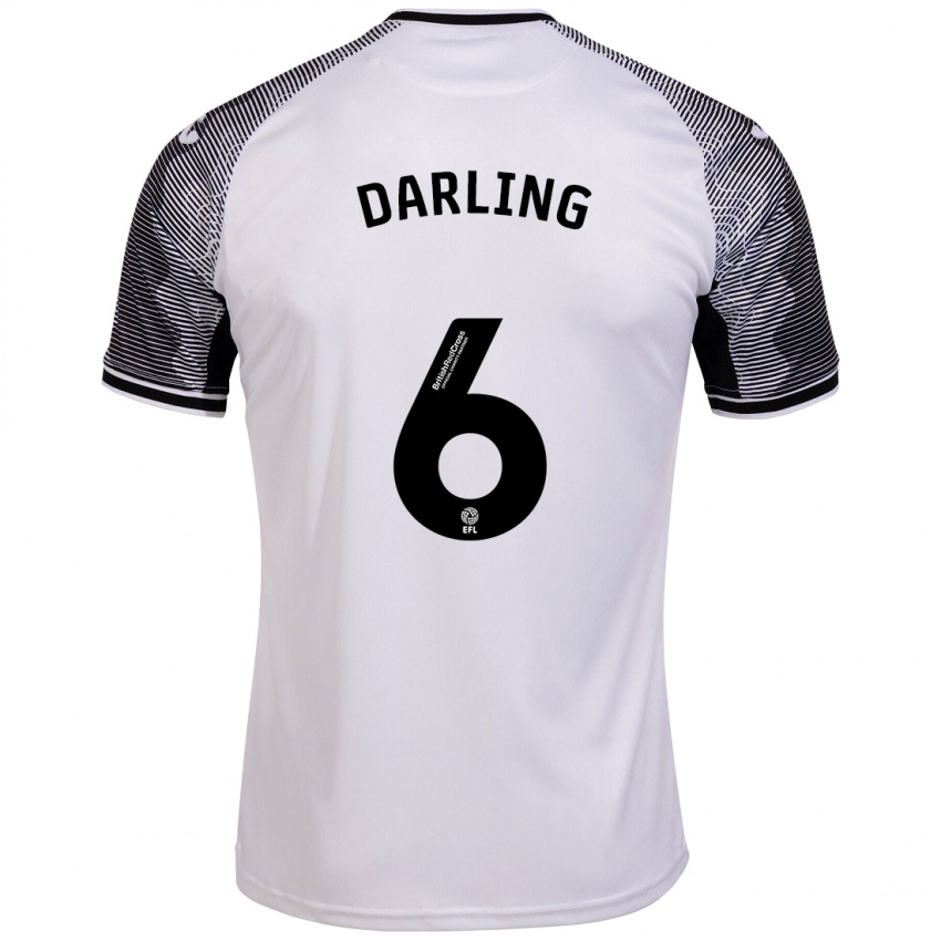 Herren Harry Darling #6 Weiß Heimtrikot Trikot 2023/24 T-Shirt Belgien