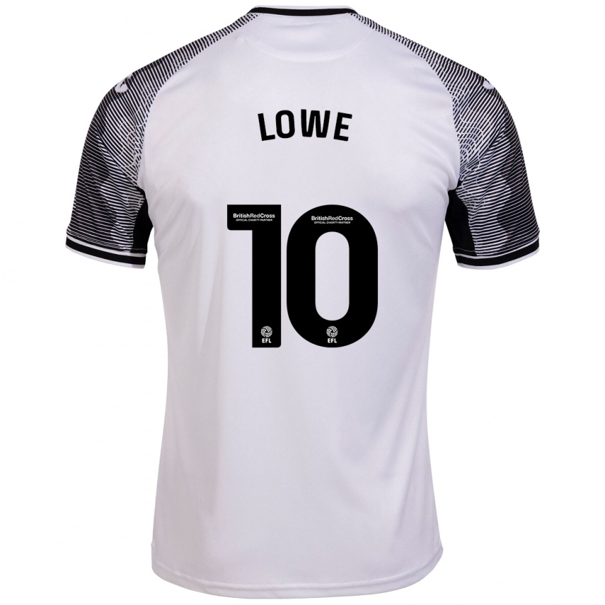 Herren Jamal Lowe #10 Weiß Heimtrikot Trikot 2023/24 T-Shirt Belgien
