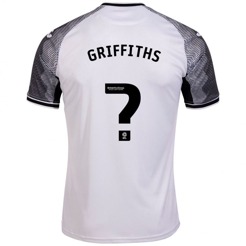 Herren Ewan Griffiths #0 Weiß Heimtrikot Trikot 2023/24 T-Shirt Belgien