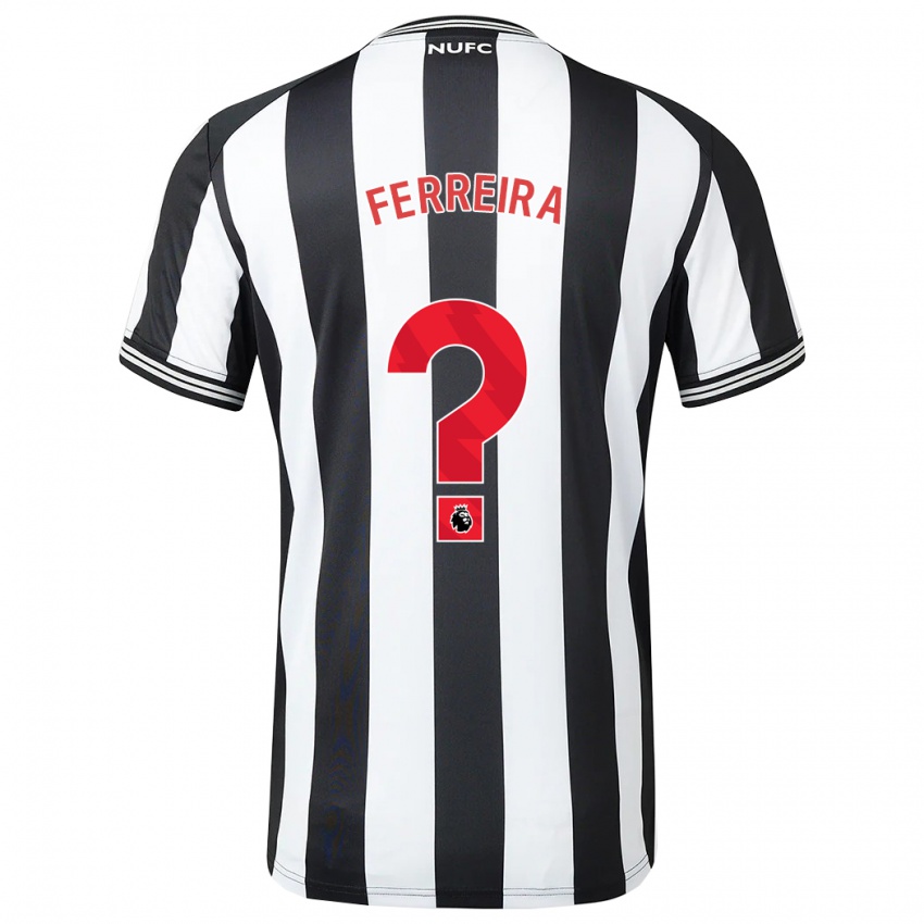 Herren Matheos Ferreira #0 Schwarz-Weiss Heimtrikot Trikot 2023/24 T-Shirt Belgien