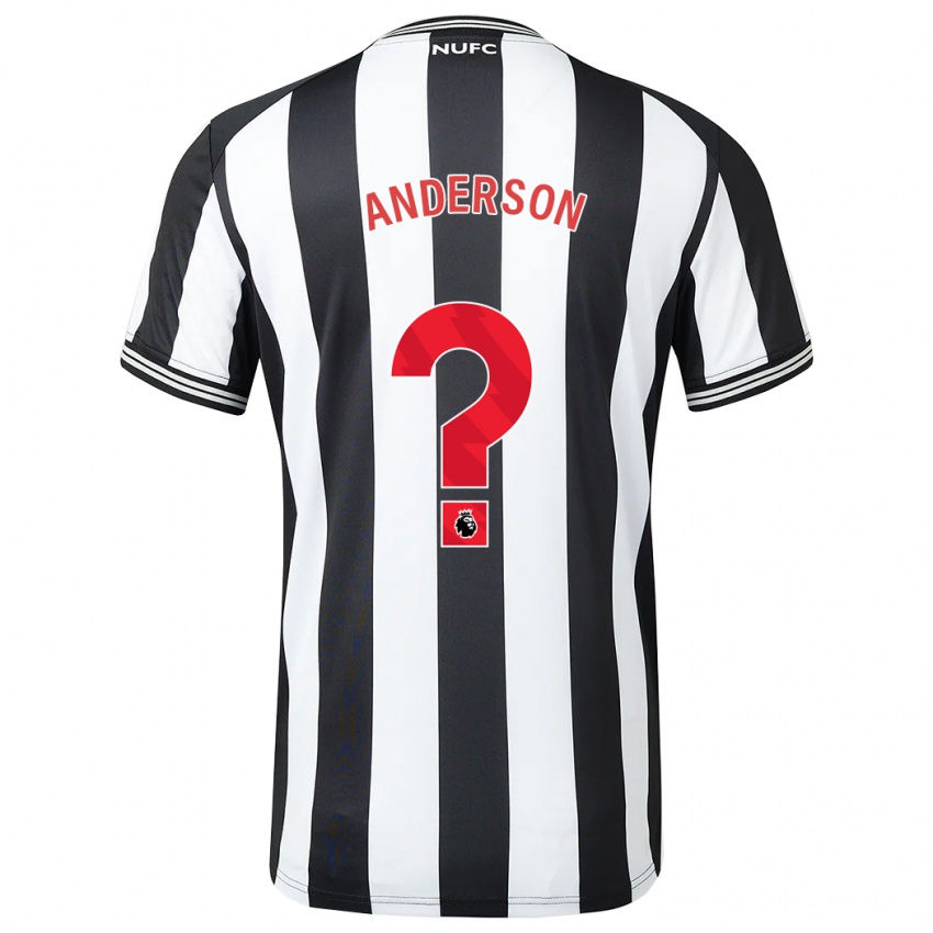 Herren Will Anderson #0 Schwarz-Weiss Heimtrikot Trikot 2023/24 T-Shirt Belgien