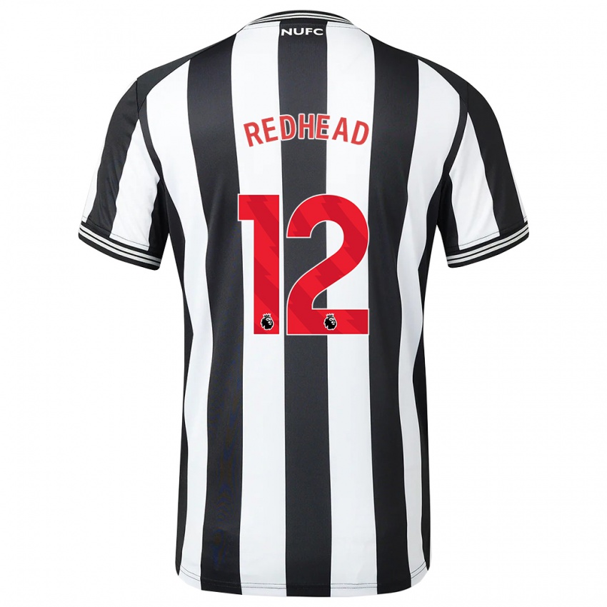 Herren Cara Milne-Redhead #12 Schwarz-Weiss Heimtrikot Trikot 2023/24 T-Shirt Belgien