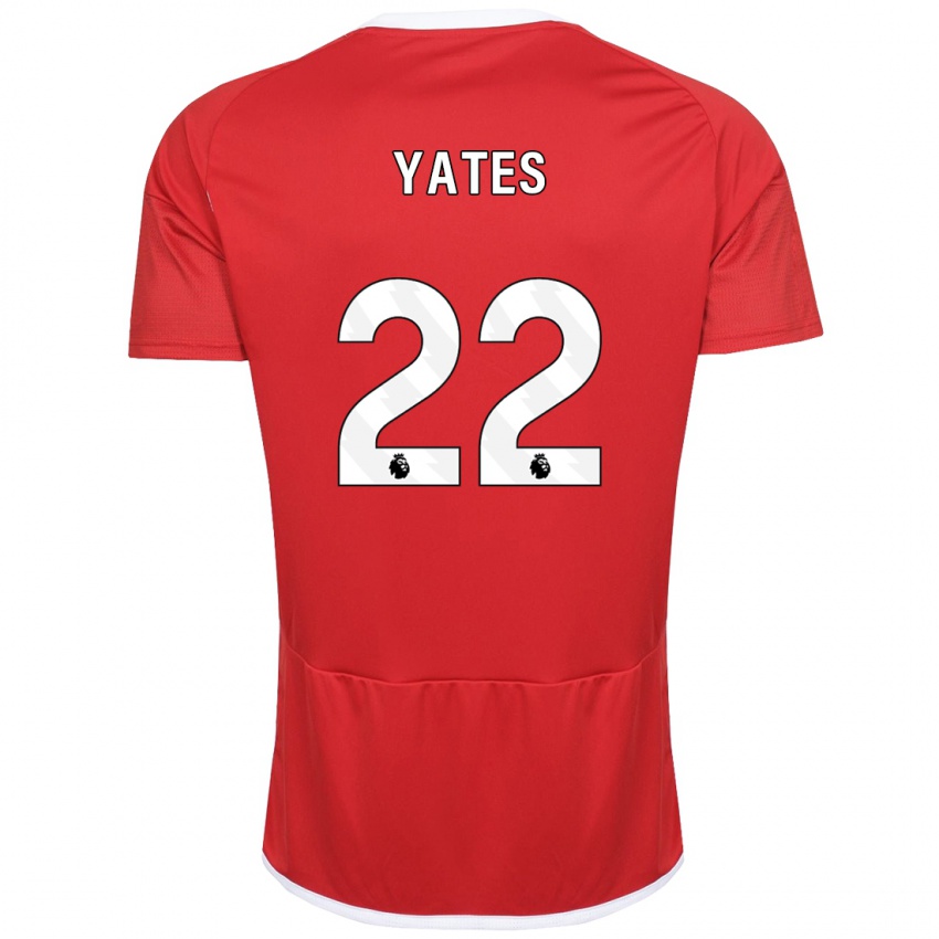 Herren Ryan Yates #22 Rot Heimtrikot Trikot 2023/24 T-Shirt Belgien