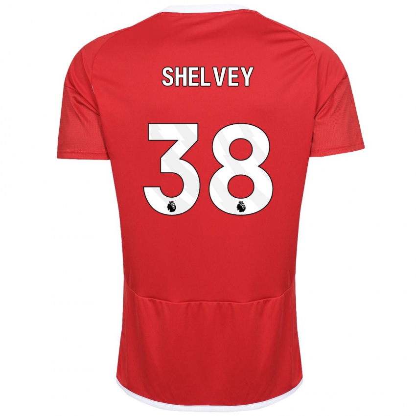 Herren George Shelvey #38 Rot Heimtrikot Trikot 2023/24 T-Shirt Belgien