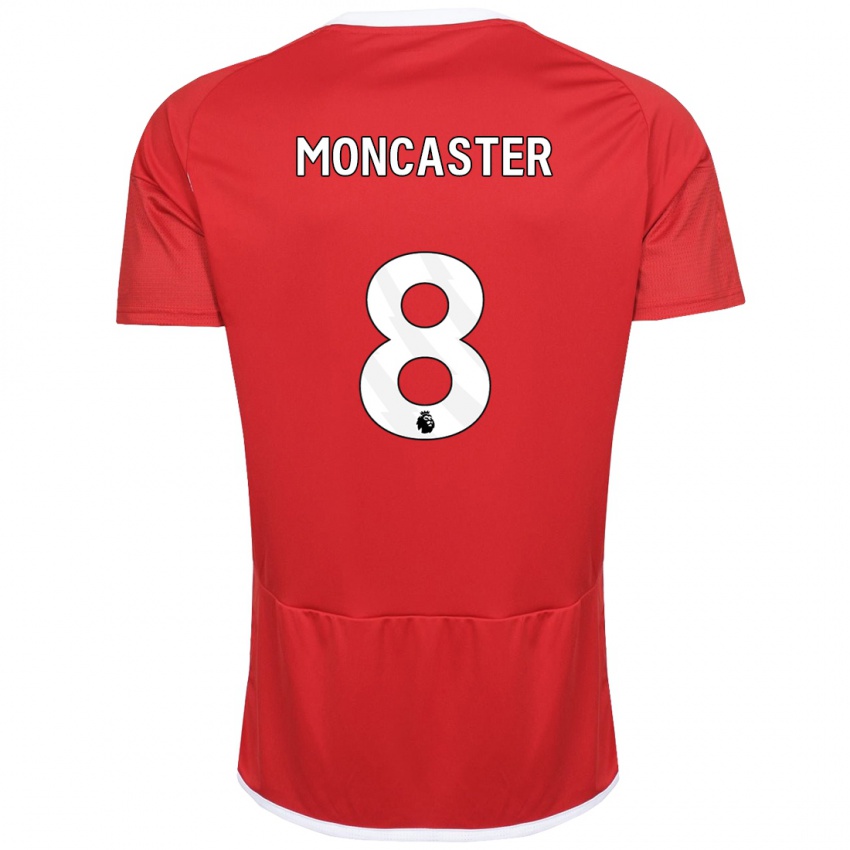 Herren Mai Moncaster #8 Rot Heimtrikot Trikot 2023/24 T-Shirt Belgien