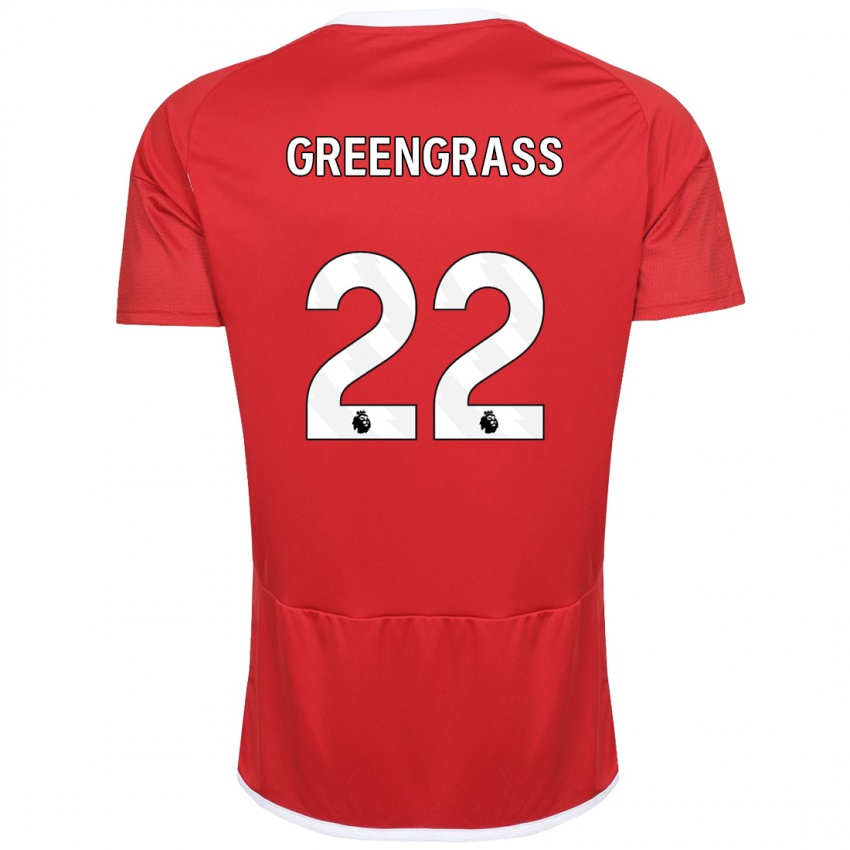 Heren Charlotte Greengrass #22 Rood Thuisshirt Thuistenue 2023/24 T-Shirt België