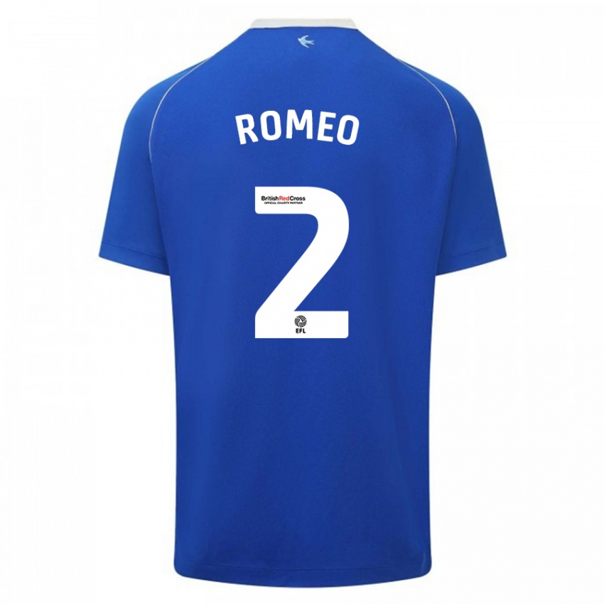 Herren Mahlon Romeo #2 Blau Heimtrikot Trikot 2023/24 T-Shirt Belgien