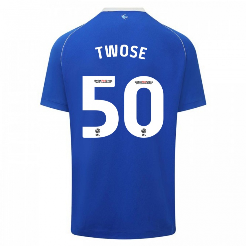 Herren Cody Twose #50 Blau Heimtrikot Trikot 2023/24 T-Shirt Belgien