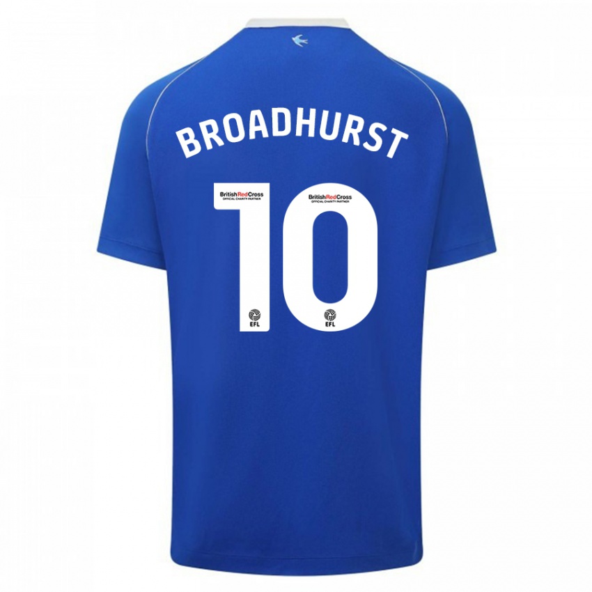 Herren Danielle Broadhurst #10 Blau Heimtrikot Trikot 2023/24 T-Shirt Belgien