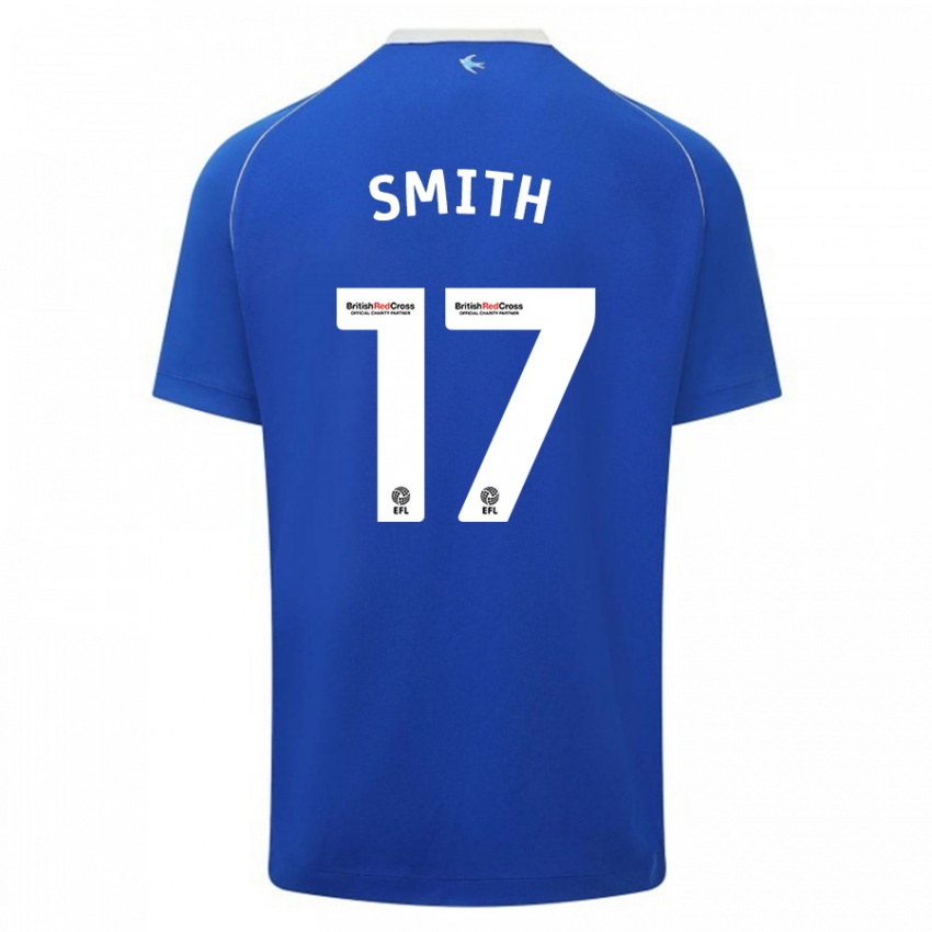 Herren Hollie Smith #17 Blau Heimtrikot Trikot 2023/24 T-Shirt Belgien