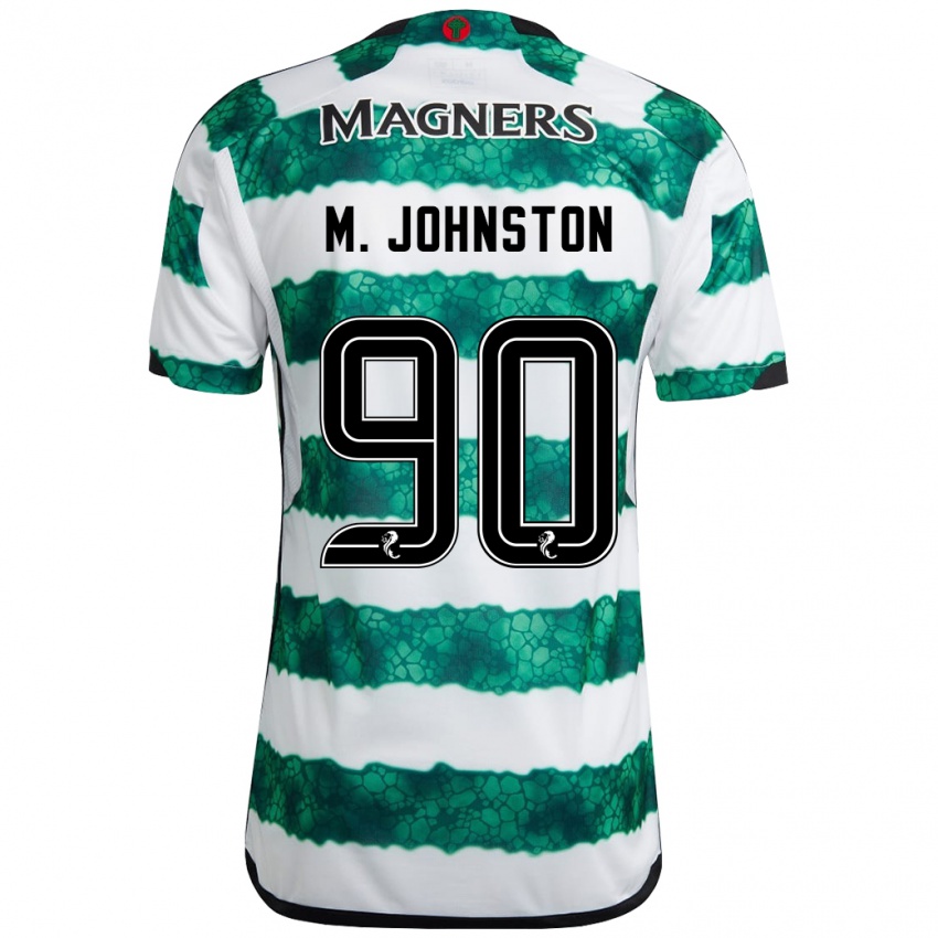 Herren Mikey Johnston #90 Grün Heimtrikot Trikot 2023/24 T-Shirt Belgien