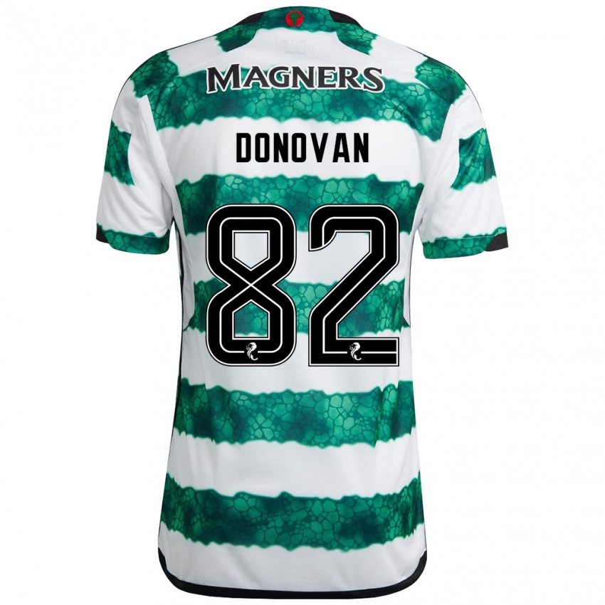 Herren Colby Donovan #82 Grün Heimtrikot Trikot 2023/24 T-Shirt Belgien
