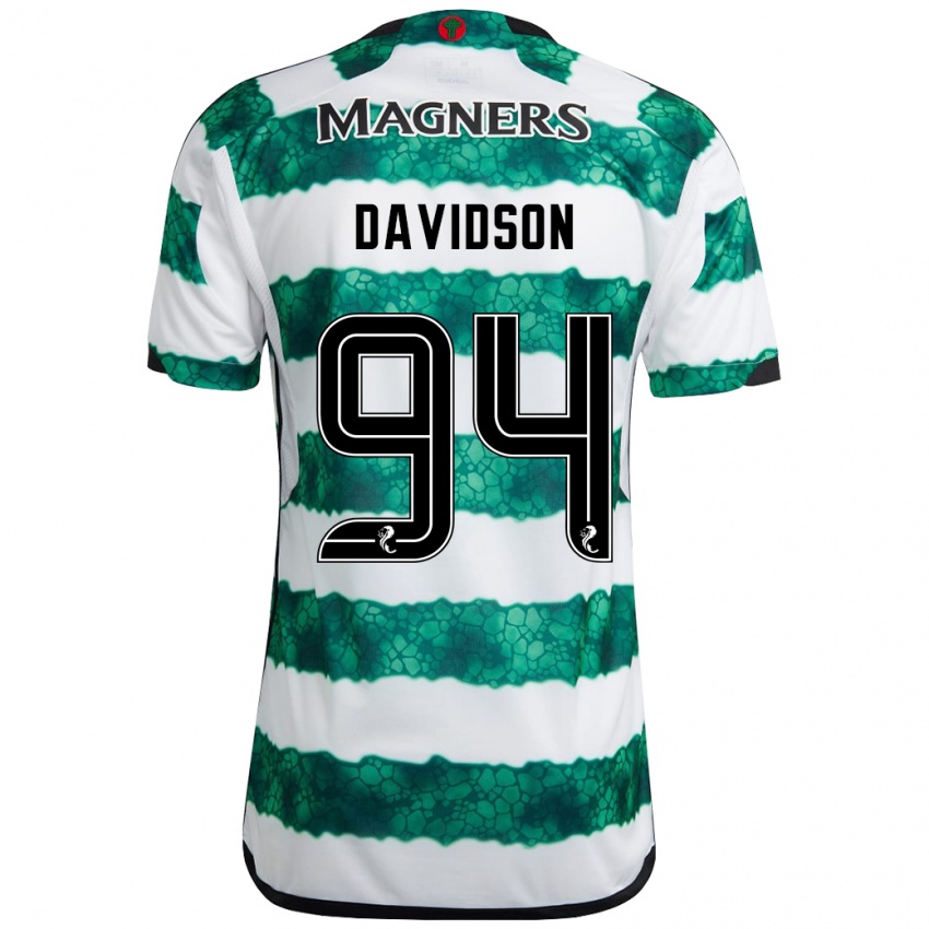 Herren Alasdair Davidson #94 Grün Heimtrikot Trikot 2023/24 T-Shirt Belgien