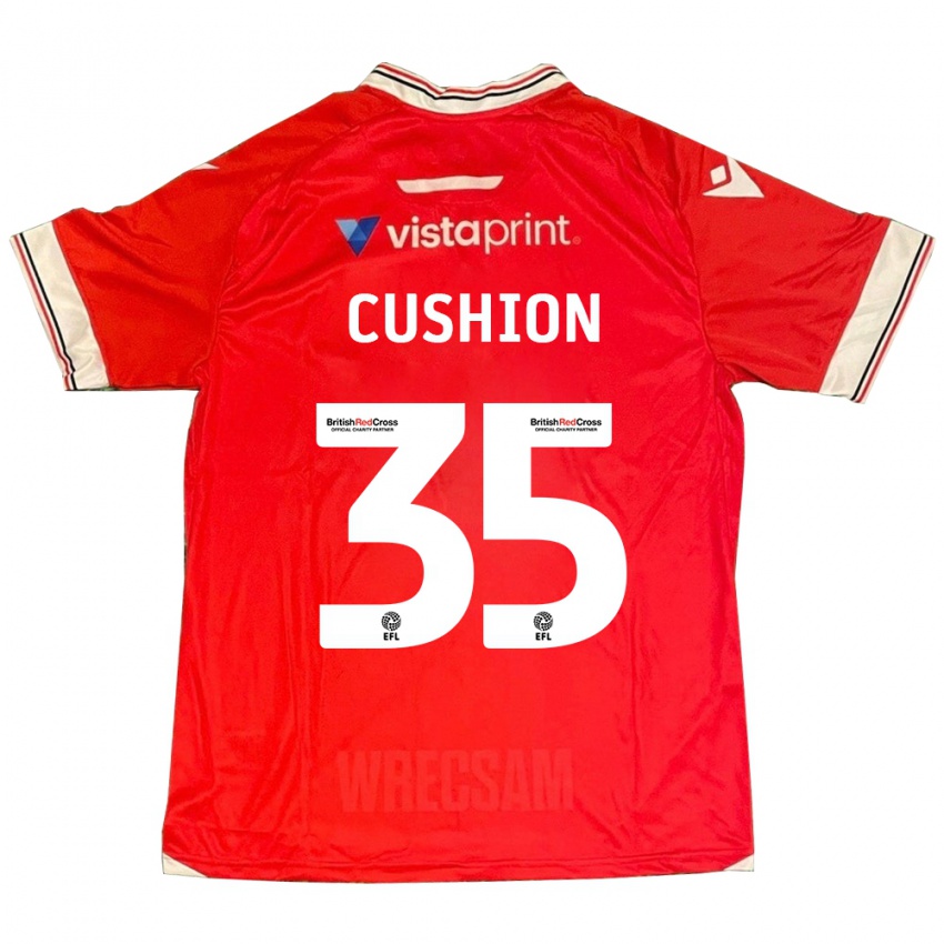 Herren Owen Cushion #35 Rot Heimtrikot Trikot 2023/24 T-Shirt Belgien