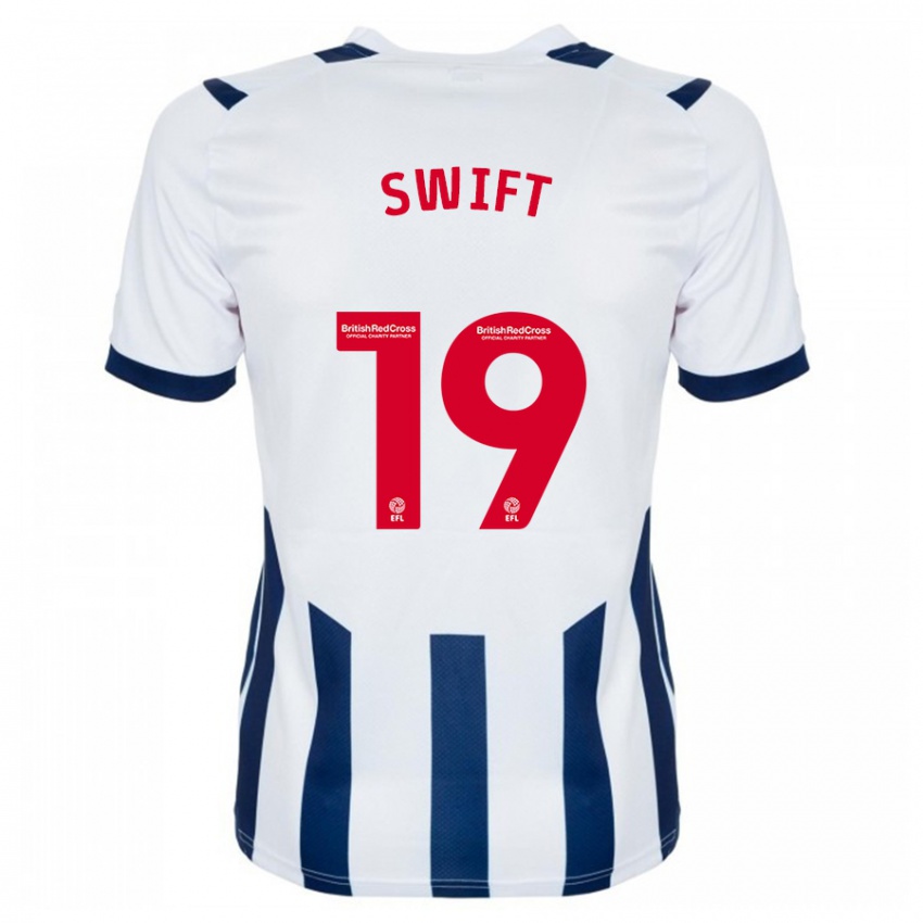 Herren John Swift #19 Weiß Heimtrikot Trikot 2023/24 T-Shirt Belgien