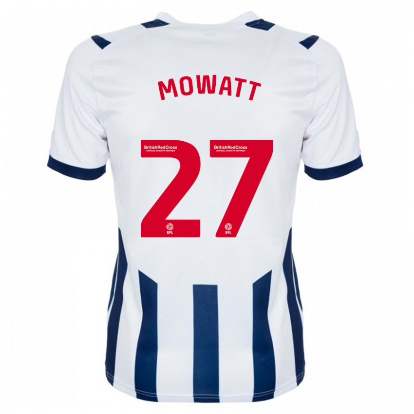 Herren Alex Mowatt #27 Weiß Heimtrikot Trikot 2023/24 T-Shirt Belgien