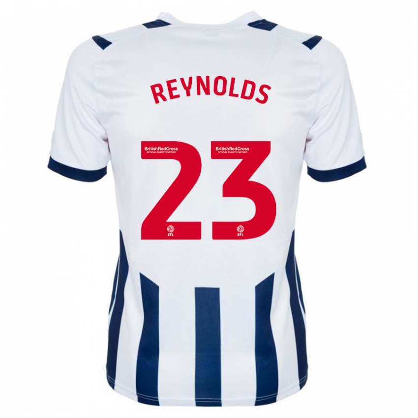 Herren Taylor Reynolds #23 Weiß Heimtrikot Trikot 2023/24 T-Shirt Belgien
