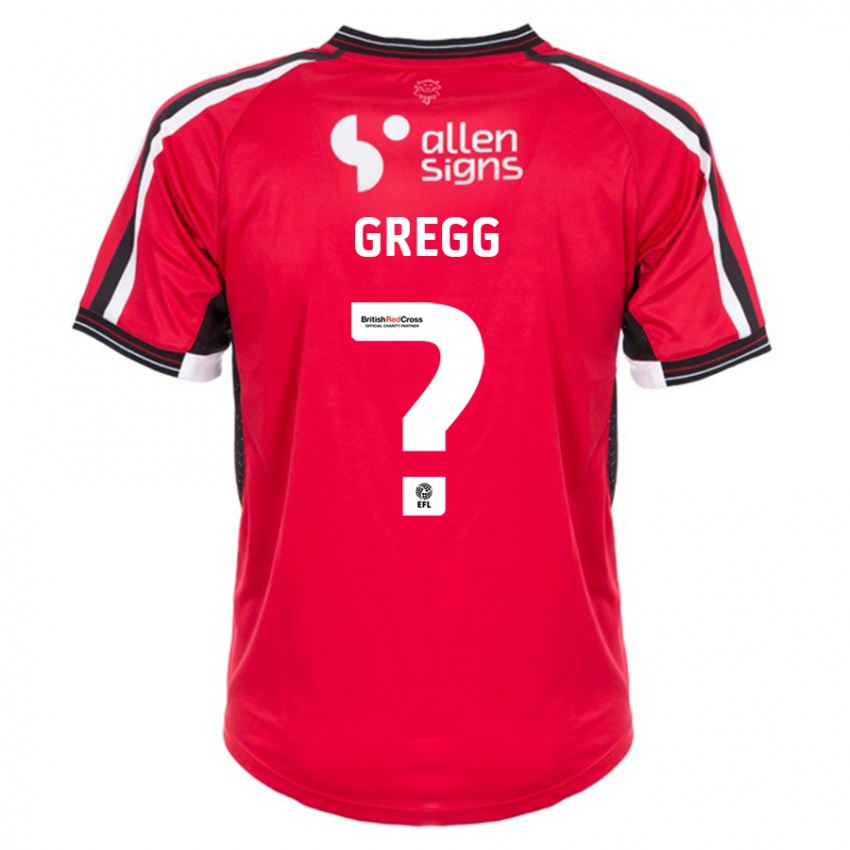 Herren Morgan Worsfold-Gregg #0 Rot Heimtrikot Trikot 2023/24 T-Shirt Belgien