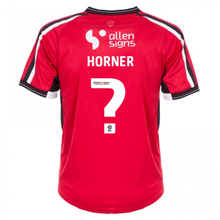 Herren Faith Horner #0 Rot Heimtrikot Trikot 2023/24 T-Shirt Belgien