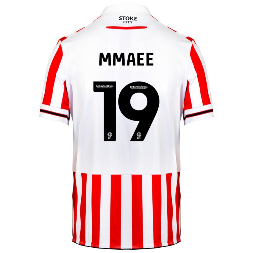 Heren Ryan Mmaee #19 Rood Wit Thuisshirt Thuistenue 2023/24 T-Shirt België