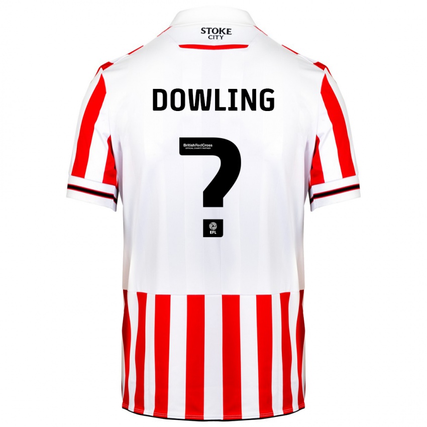 Heren Will Dowling #0 Rood Wit Thuisshirt Thuistenue 2023/24 T-Shirt België
