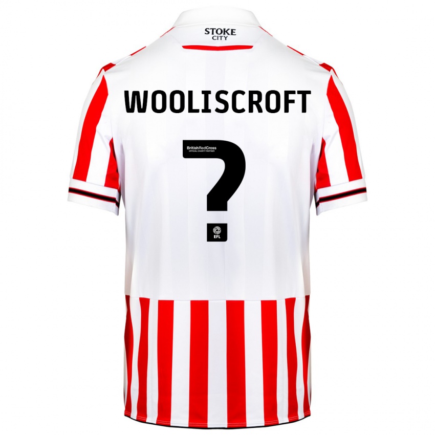 Herren Morgan Wooliscroft #0 Rot-Weiss Heimtrikot Trikot 2023/24 T-Shirt Belgien