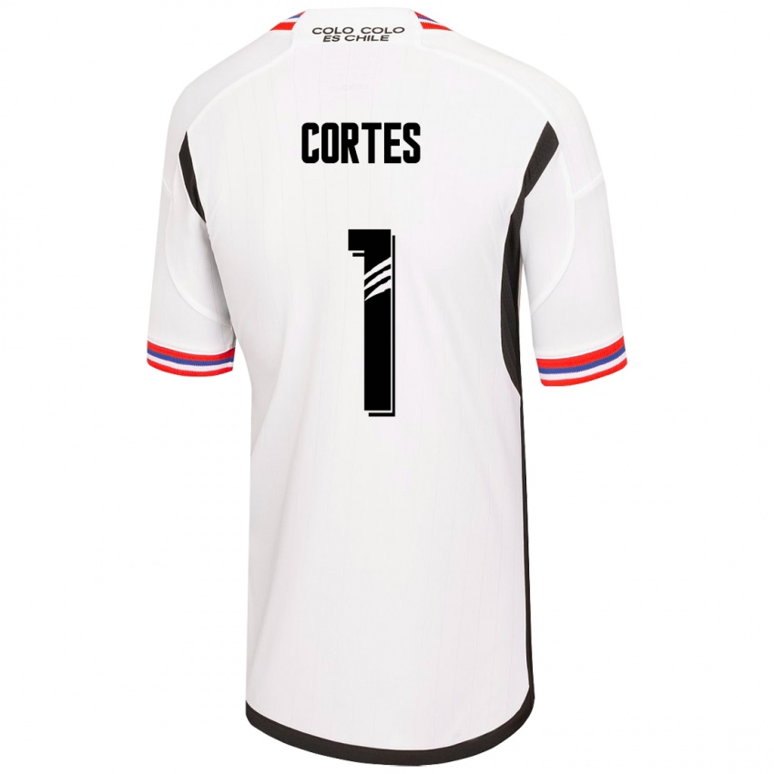 Herren Brayan Cortés #1 Weiß Heimtrikot Trikot 2023/24 T-Shirt Belgien