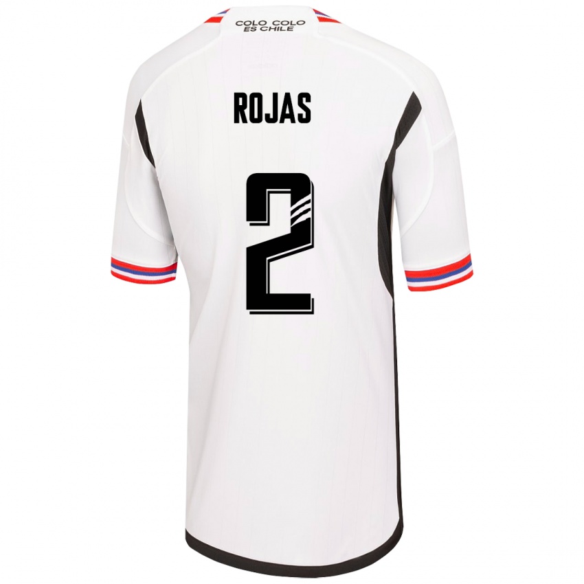 Herren Jeyson Rojas #2 Weiß Heimtrikot Trikot 2023/24 T-Shirt Belgien