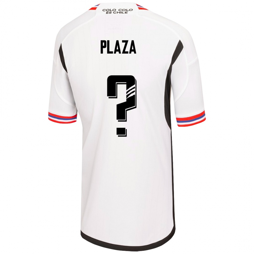 Herren Diego Plaza #0 Weiß Heimtrikot Trikot 2023/24 T-Shirt Belgien