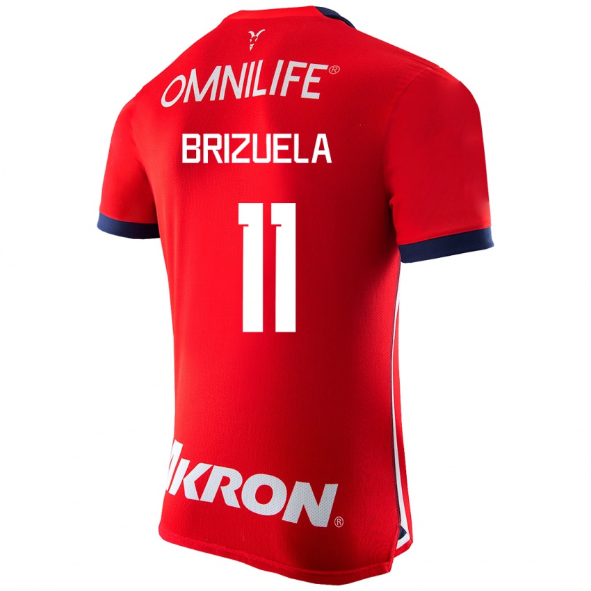 Heren Isaác Brizuela #11 Rood Thuisshirt Thuistenue 2023/24 T-Shirt België