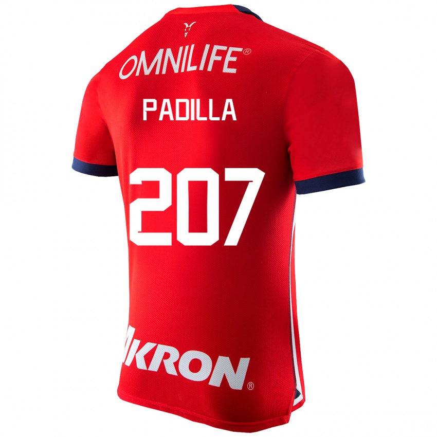 Heren Yael Padilla #207 Rood Thuisshirt Thuistenue 2023/24 T-Shirt België