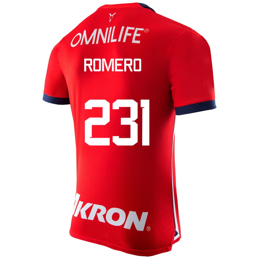 Herren Ángel Romero #231 Rot Heimtrikot Trikot 2023/24 T-Shirt Belgien