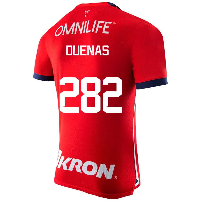 Herren Omar Dueñas #282 Rot Heimtrikot Trikot 2023/24 T-Shirt Belgien