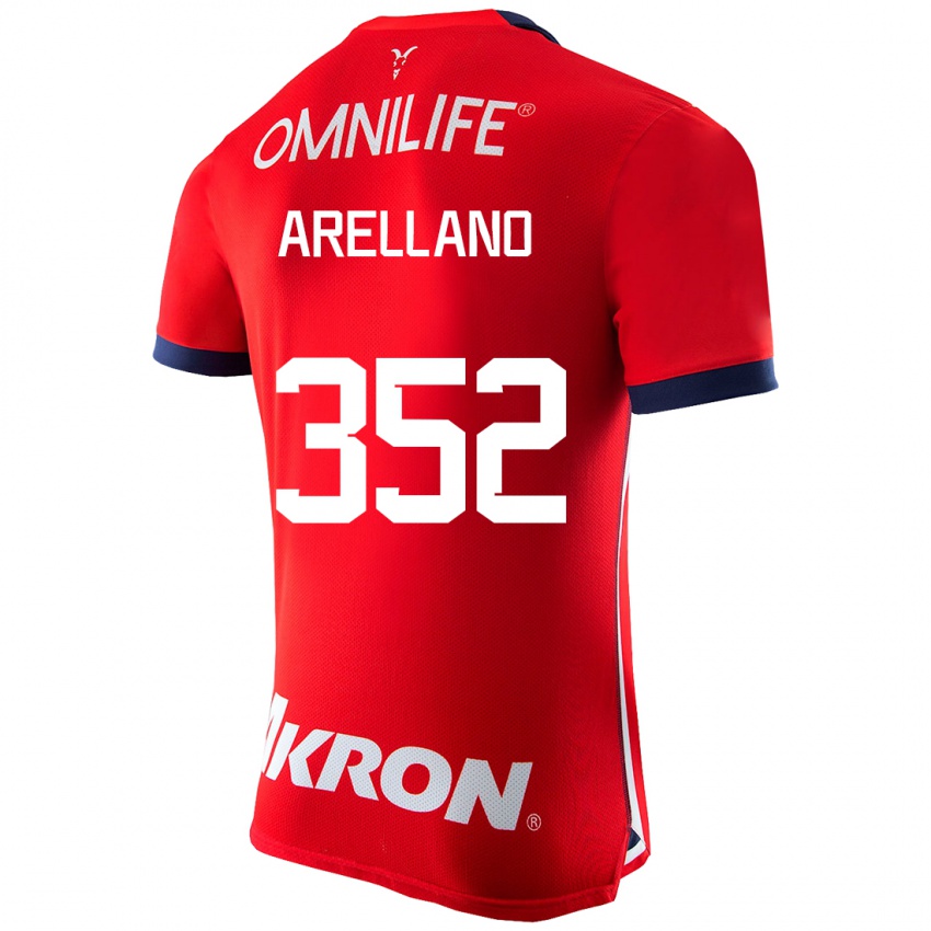 Herren Santiago Arellano #352 Rot Heimtrikot Trikot 2023/24 T-Shirt Belgien
