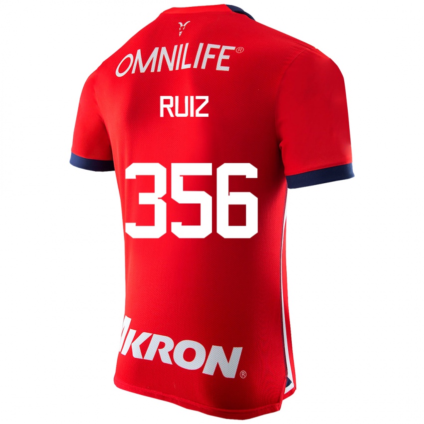 Herren Dilan Ruiz #356 Rot Heimtrikot Trikot 2023/24 T-Shirt Belgien
