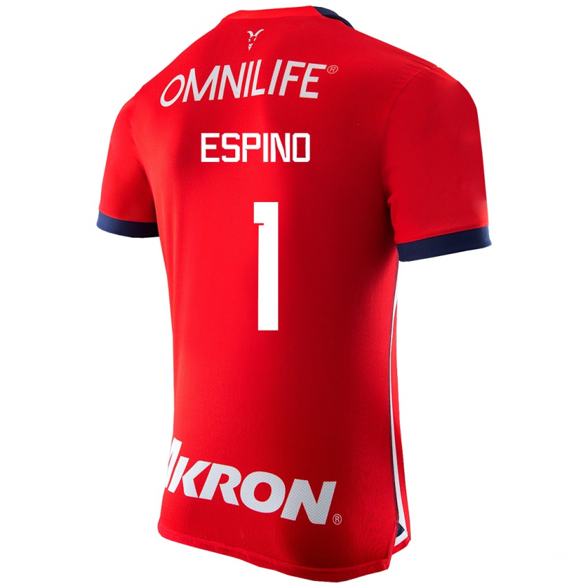 Herren Celeste Espino #1 Rot Heimtrikot Trikot 2023/24 T-Shirt Belgien