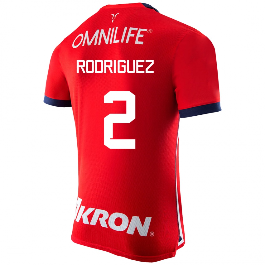 Herren Jaqueline Rodríguez #2 Rot Heimtrikot Trikot 2023/24 T-Shirt Belgien