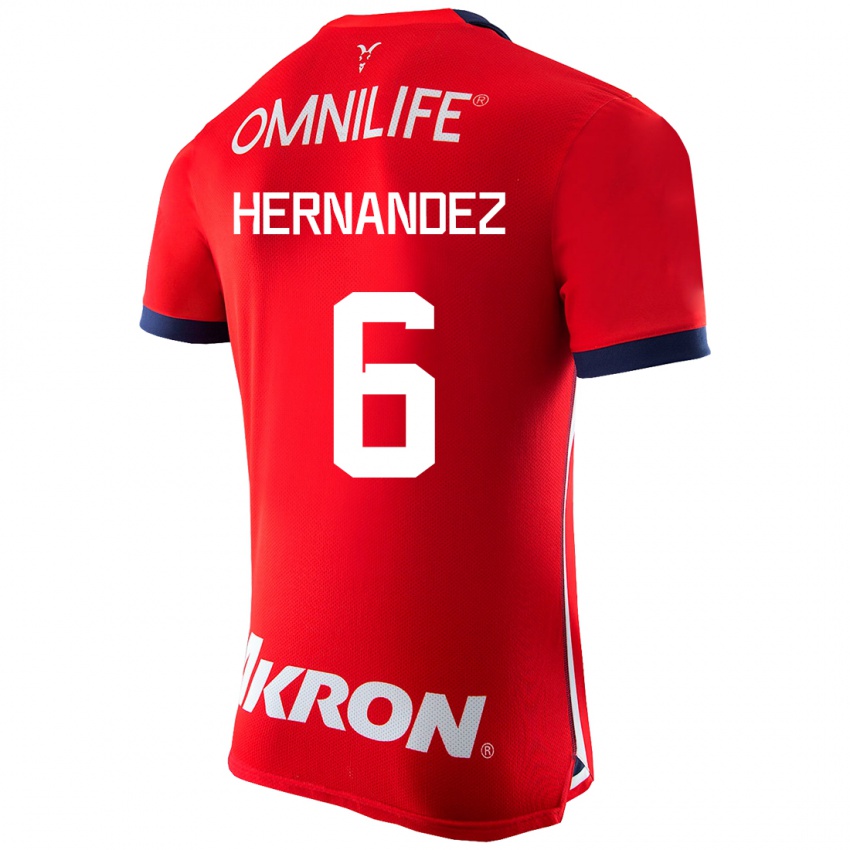 Herren Ana Camila Hernández #6 Rot Heimtrikot Trikot 2023/24 T-Shirt Belgien