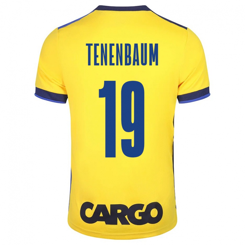 Heren Daniel Tenenbaum #19 Geel Thuisshirt Thuistenue 2023/24 T-Shirt België