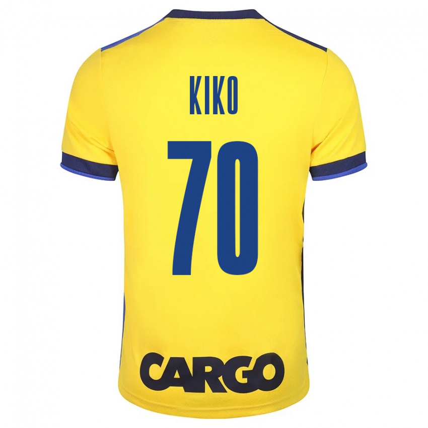 Herren Kiko Bondoso #70 Gelb Heimtrikot Trikot 2023/24 T-Shirt Belgien