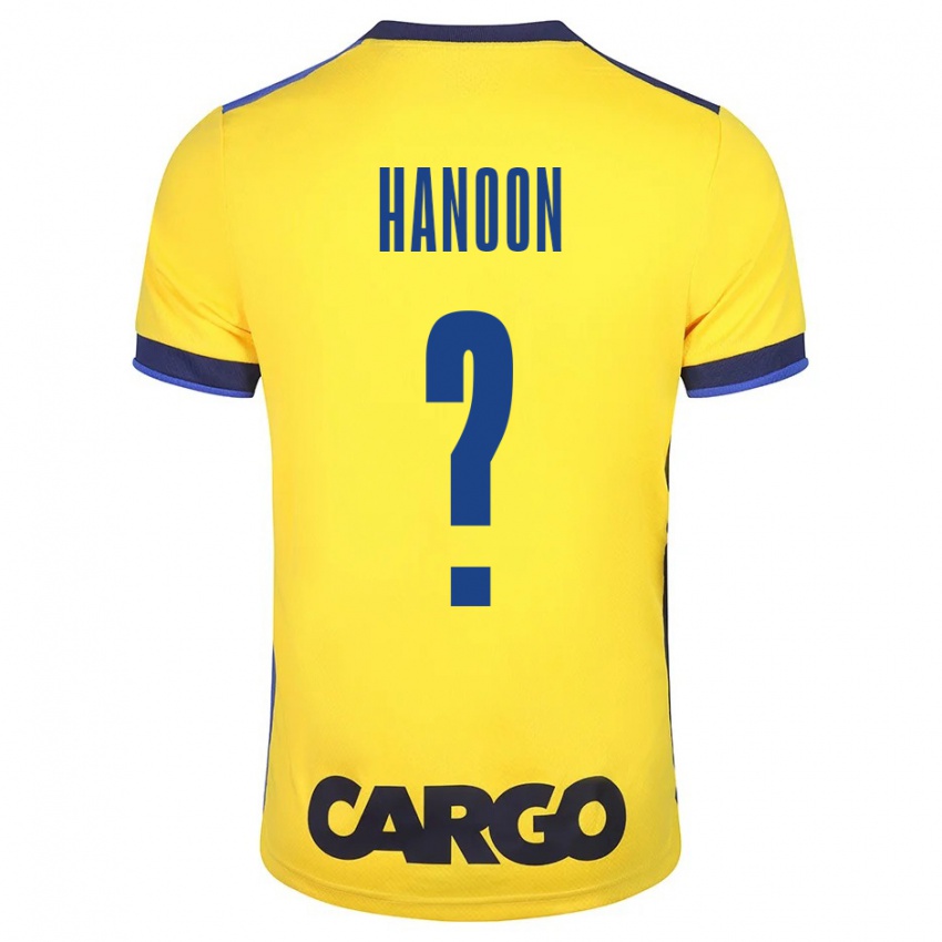 Herren Agam Hanoon #0 Gelb Heimtrikot Trikot 2023/24 T-Shirt Belgien