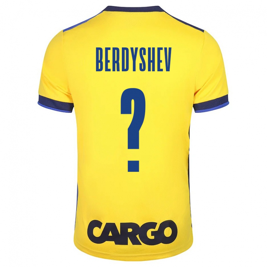 Herren Tikhon Berdyshev #0 Gelb Heimtrikot Trikot 2023/24 T-Shirt Belgien