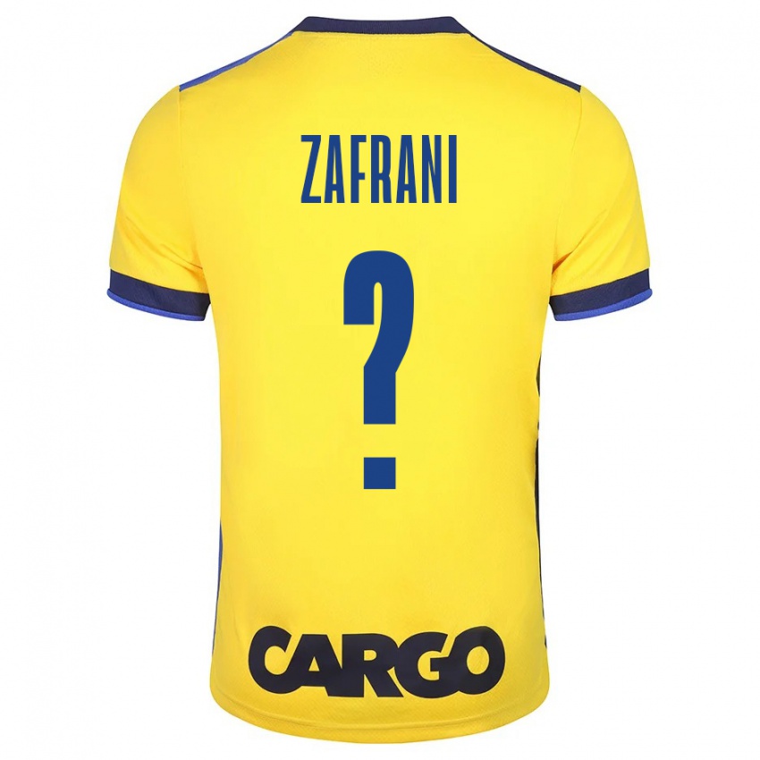 Herren Itay Zafrani #0 Gelb Heimtrikot Trikot 2023/24 T-Shirt Belgien