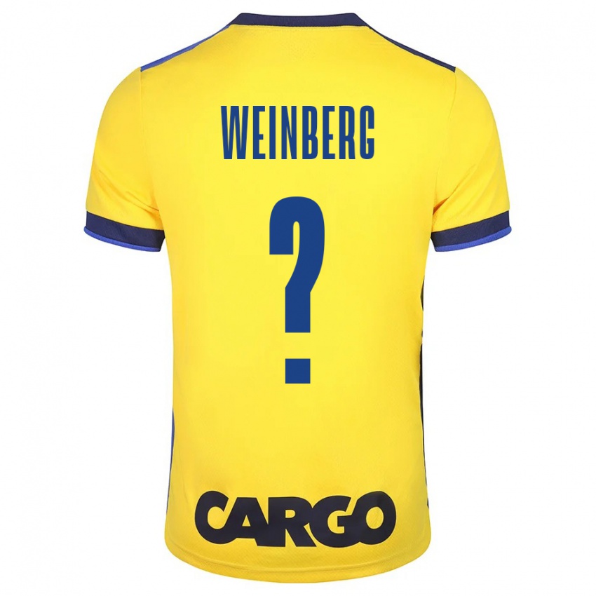 Herren Idan Weinberg #0 Gelb Heimtrikot Trikot 2023/24 T-Shirt Belgien