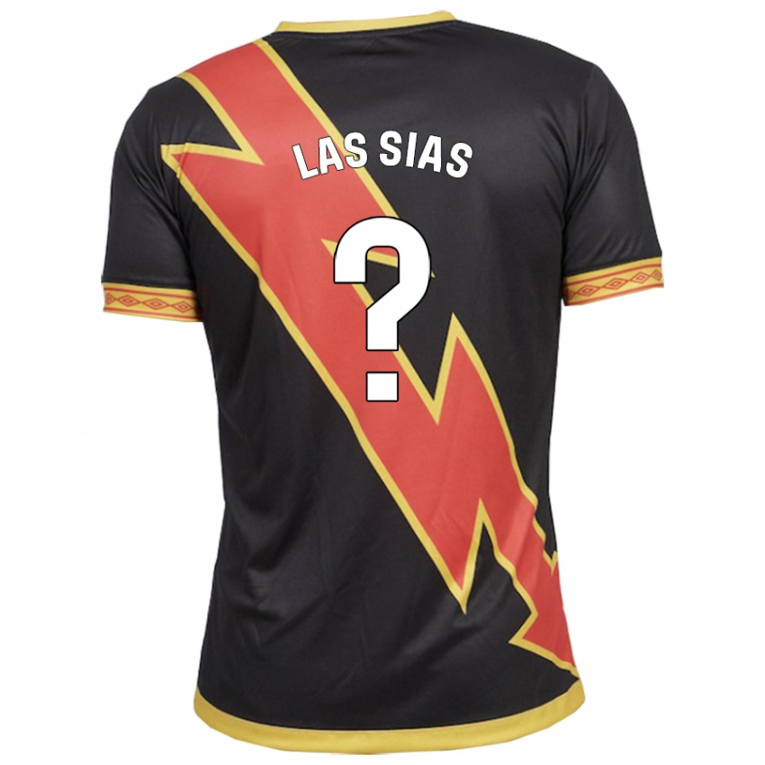 Herren Marco De Las Sías #0 Schwarz Auswärtstrikot Trikot 2023/24 T-Shirt Belgien